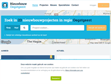 Tablet Screenshot of nieuwbouw-oegstgeest.nl